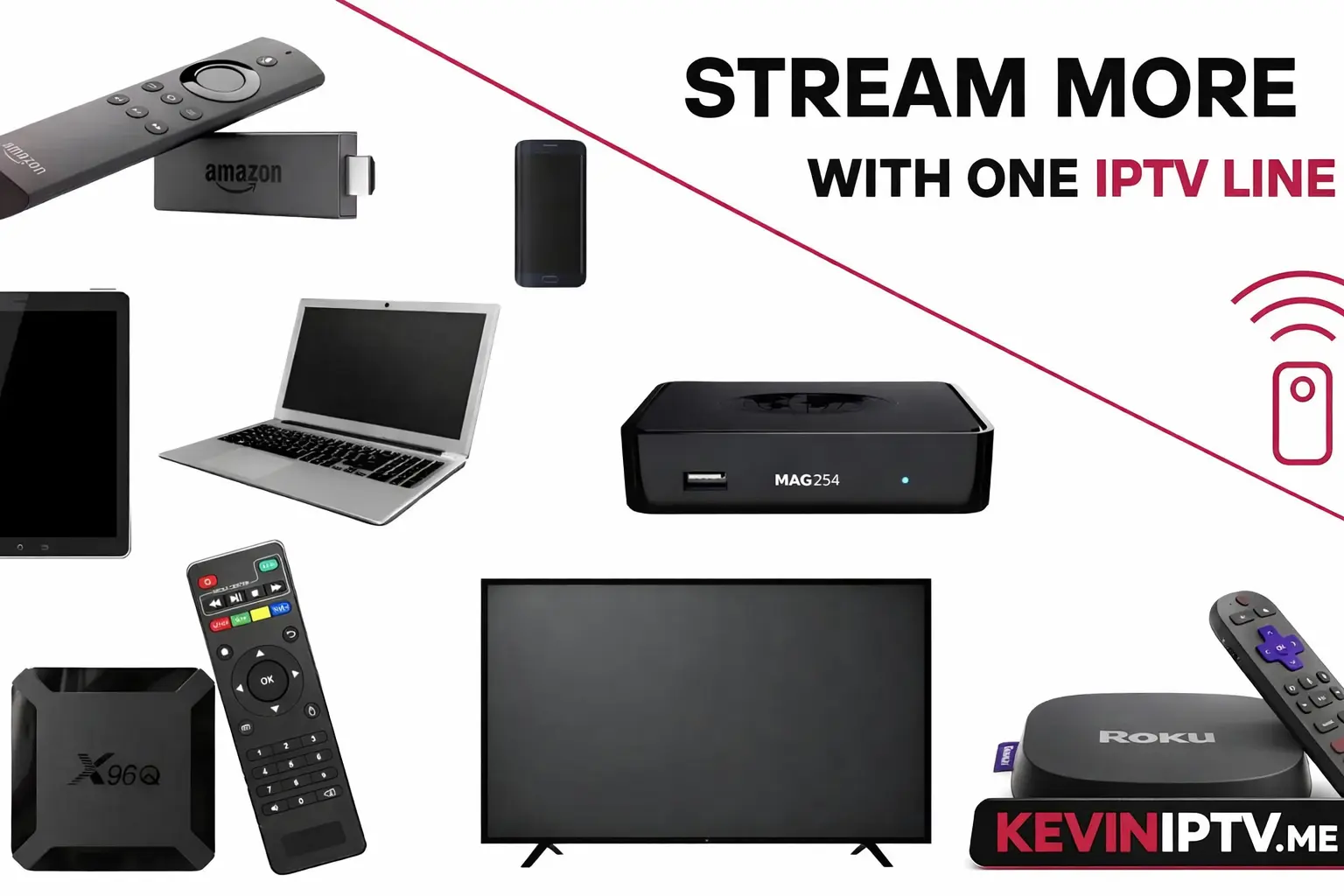 IPTV Smarters 5 Simultaneous Connections Multiple Devices Streaming