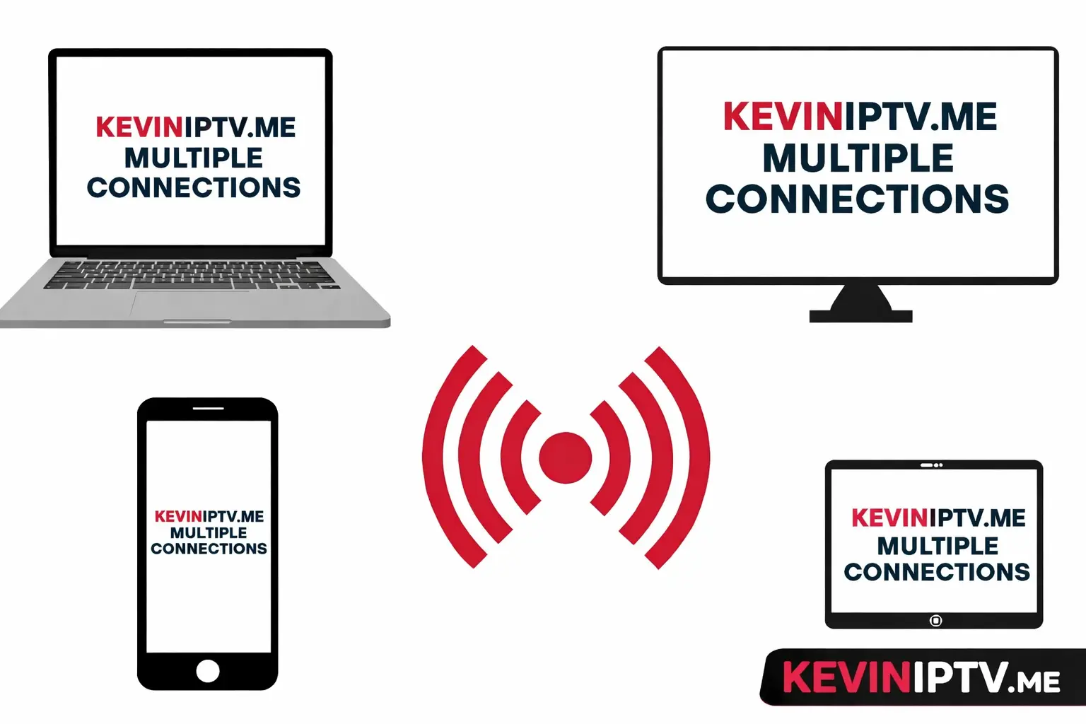 IPTV Smarters Multiple Device Connections Streaming Anywhere