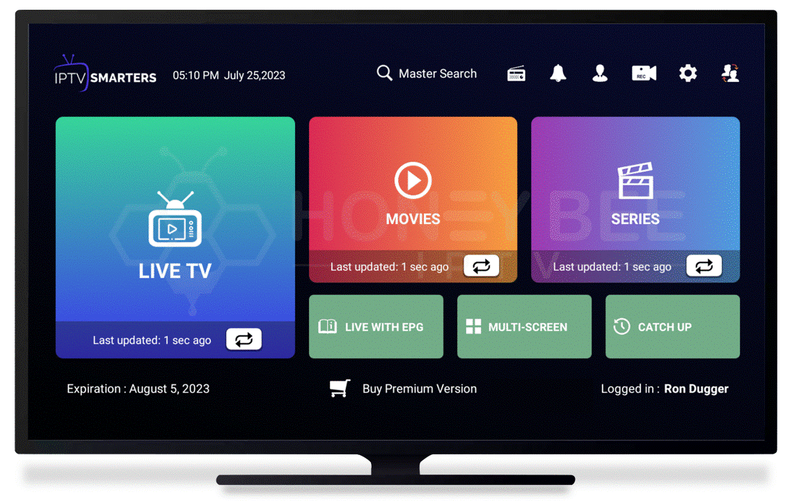 IPTV Interface Preview